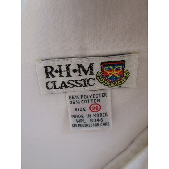 VINTAGE RHM Classic Shorts 36 Golf Chino Khakis 80s 90s Macys Mini NEW - Picture 8 of 9